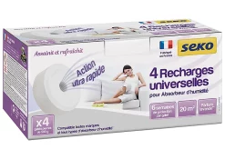 Castorama 4 Recharges Seko Galet Percé Lavande De 500 G