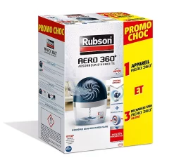 Castorama Absorbeur D'humidité Rubson Aero 360° 20 M² + 3 Recharges Dont 2 Gratuites