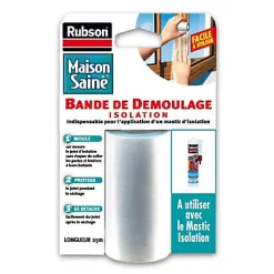 Castorama Bande De Démoulage Pour Mastic Rubson Coloris Transparent 25 M