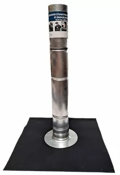 Castorama Descente D'eaux Pluviales ALU Et Embase EPDM - Ø 65 Mm X 500 Mm