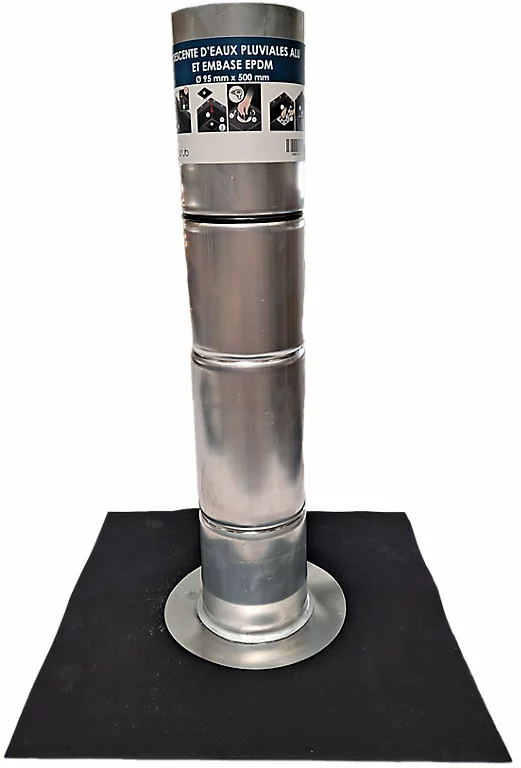 Castorama Descente D'eaux Pluviales ALU Et Embase EPDM - Ø 95 Mm X 500 Mm 3 Castorama Descente D'eaux Pluviales ALU Et Embase EPDM - Ø 95 Mm X 500 Mm