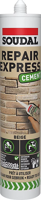 Castorama Enduit De Rebouchage Béton Et Ciment Soudal Repair Express Beige 290 Ml
