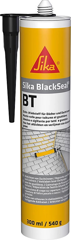 Castorama Mastic Bitumineux Pour Raccord D'étanchéité En Couverture Noir Sika Blackseal BT 300 Ml