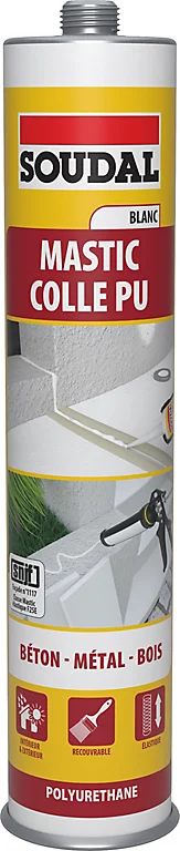 Castorama Mastic Colle Polyuréthane Béton Métal Bois Soudal Blanc 280ml 3 Castorama Mastic Colle Polyuréthane Béton Métal Bois Soudal Blanc 280ml