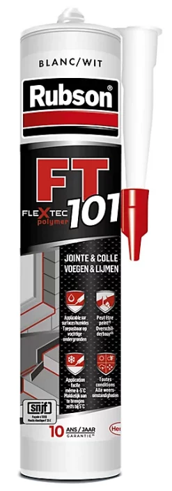 Castorama Mastic Rubson FT 101 Joint Fissure Colle Blanc Cartouche 280ml