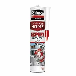 Castorama Mastic Rubson Perfect Home Expert Jointe & Colle Blanc Cartouche 280ml