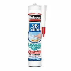 Castorama Mastic Rubson Sanitaire Salle De Bains Saine Lissage Au Doigt Blanc Cartouche 280ml