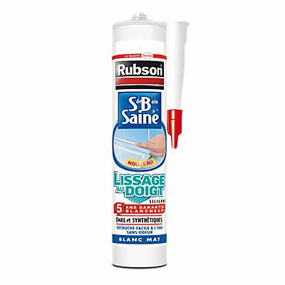 Castorama Mastic Rubson Sanitaire Salle De Bains Saine Lissage Au Doigt Blanc Cartouche 280ml 3 Castorama Mastic Rubson Sanitaire Salle De Bains Saine Lissage Au Doigt Blanc Cartouche 280ml