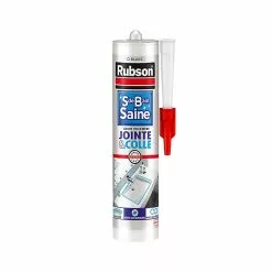 Castorama Mastic Salle De Bain Jointe&Colle Rubson Blanc 280ml