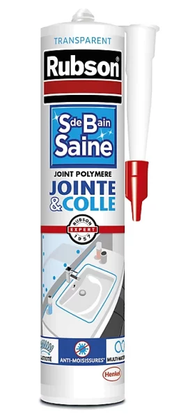 Castorama Mastic Salle De Bain Jointe&Colle Rubson Transparent 280ml