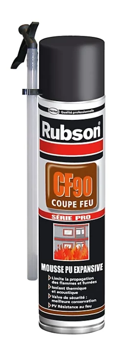 Castorama Mousse Expansive Rubson CF90 Coupe Feu Aérosol 600ml