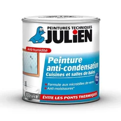 Castorama Peinture Anti Condensation Cuisines Et Salles De Bains Julien Mat Blanc Mat 0,5L