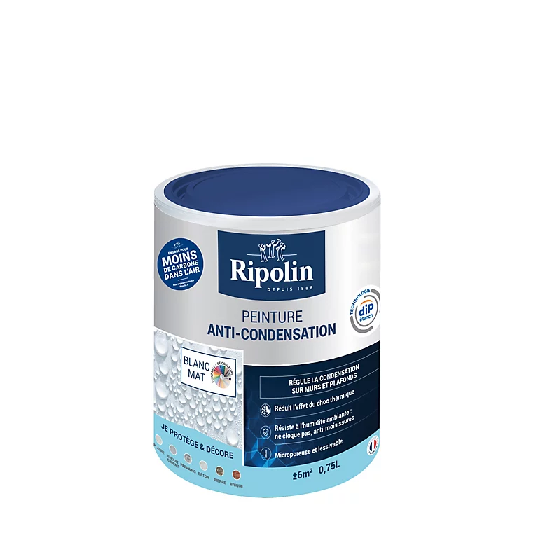 Castorama Peinture Anti-condensation Intérieur Mat Blanc Ripolin 0,75L 3 Castorama Peinture Anti-condensation Intérieur Mat Blanc Ripolin 0,75L