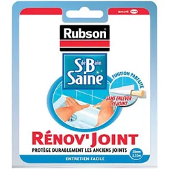 Castorama Rénov'Joint Rubson Salle De Bain Saine Rouleau 38mm X L.3,35 M