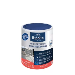Castorama Revêtement Anti-infiltration Terrasse & Balcon Extérieur Ripolin Gris 0,75L