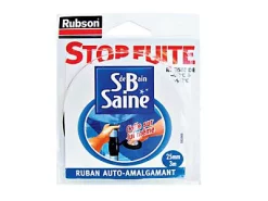 Castorama Ruban Auto-amalgamant Rubson Salle De Bains Saine Stop Fuite 25mm X L.3 M
