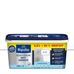 Castorama Sous-couche Anti-humidité Intérieur Mat Ripolin 3L