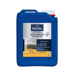 Castorama Traitement Murs Humides Et Salpêtre Intérieur Extérieur Incolore Ripolin 2,5L